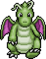 Dragonite shiny em pixel art